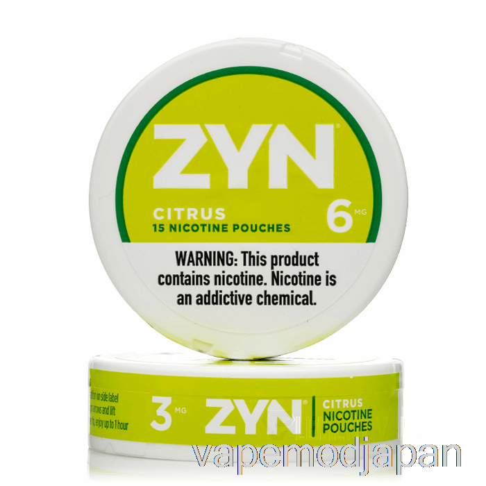 Vape Mod Zyn ニコチン パウチ - シトラス 6mg (5 パック)